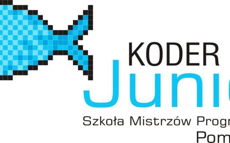 logotyp projektu Koder Junior Pomorskie - Szkoła Mistrzów Programowania